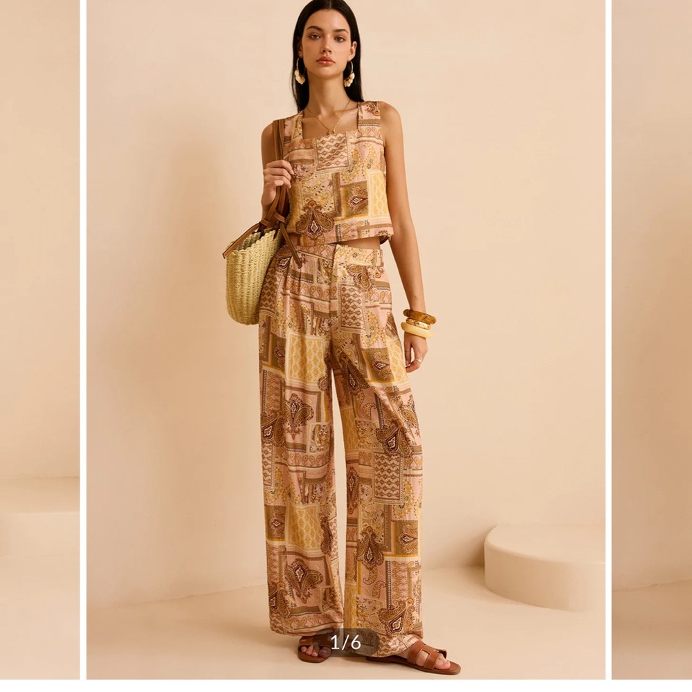 Patterned Pant Set (2 pieces) -M